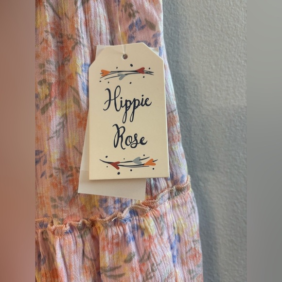 Hippie Rose Pink Tan Bubble Mini Skirt - Picture 3 of 7